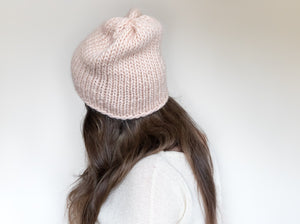 Knit hat for women, Slouchy Chunky Knit Beanie, Knitted beanie for girls, Hand knit hats for women