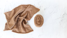 Load image into Gallery viewer, 100%  Baby Camel Hair 100g ball unbleached, undyed, Salted caramel camel wool yarn, Pure wool yarn, Sustainable yarn, Eco-friendly &amp; Ethical Yarn
