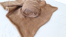 Load image into Gallery viewer, 100%  Baby Camel Hair 100g ball unbleached, undyed, Salted caramel camel wool yarn, Pure wool yarn, Sustainable yarn, Eco-friendly &amp; Ethical Yarn
