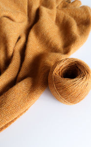 golden wool yarn