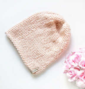 Knit hat for women, Slouchy Chunky Knit Beanie, Knitted beanie for girls, Hand knit hats for women